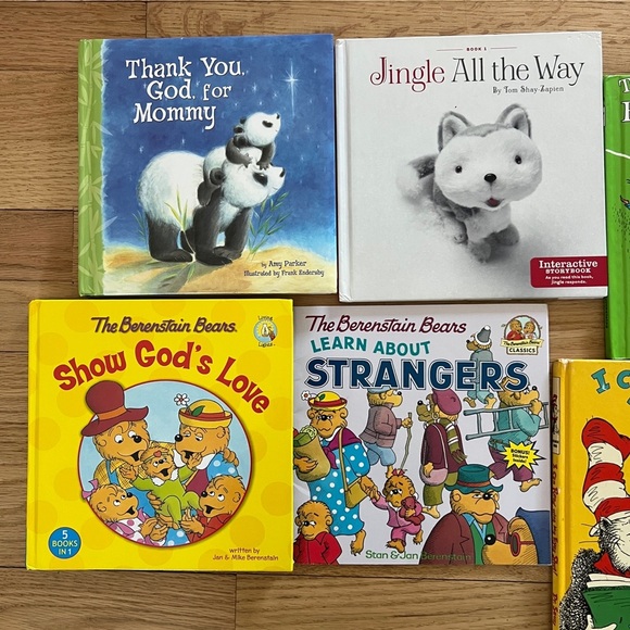 Lot of 7 Kids Books Dr Suess and Berenstain Bears and more - Picture 2 of 3